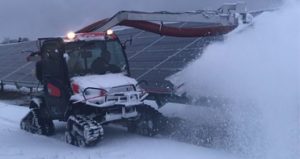 太陽能板除雪機