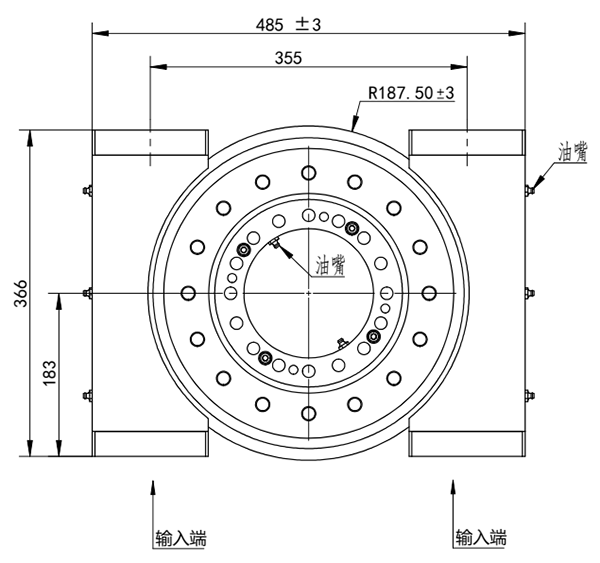 雙蝸桿回轉(zhuǎn)驅(qū)動0223圖紙